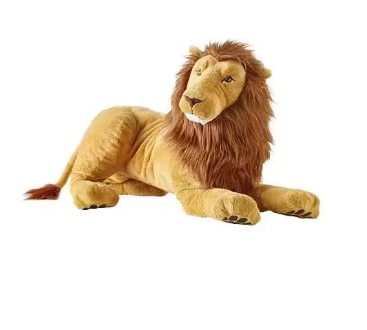 🦁 Peluche Lion Réaliste XL (≈ 70 cm)