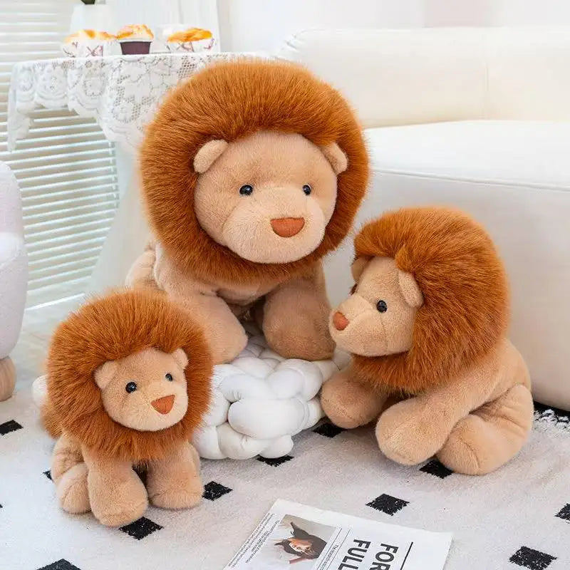 🦁 Peluche Lion Kawaii Assis
