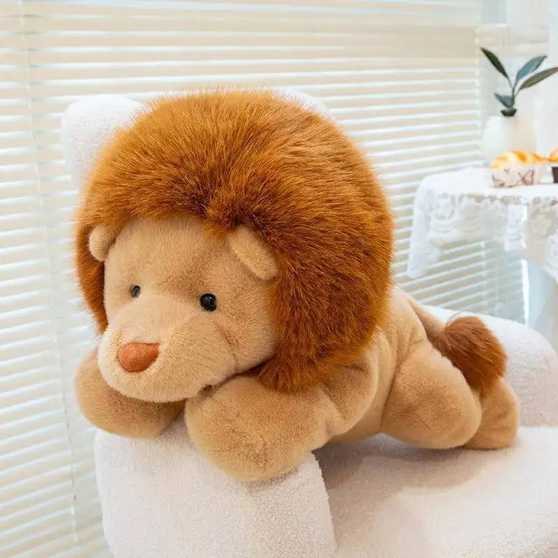 🦁 Peluche Lion Kawaii Assis