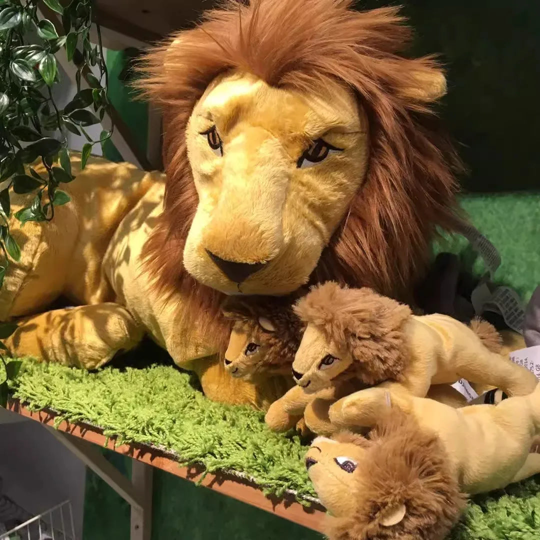 🦁 Peluche Lion Réaliste XL (≈ 70 cm)